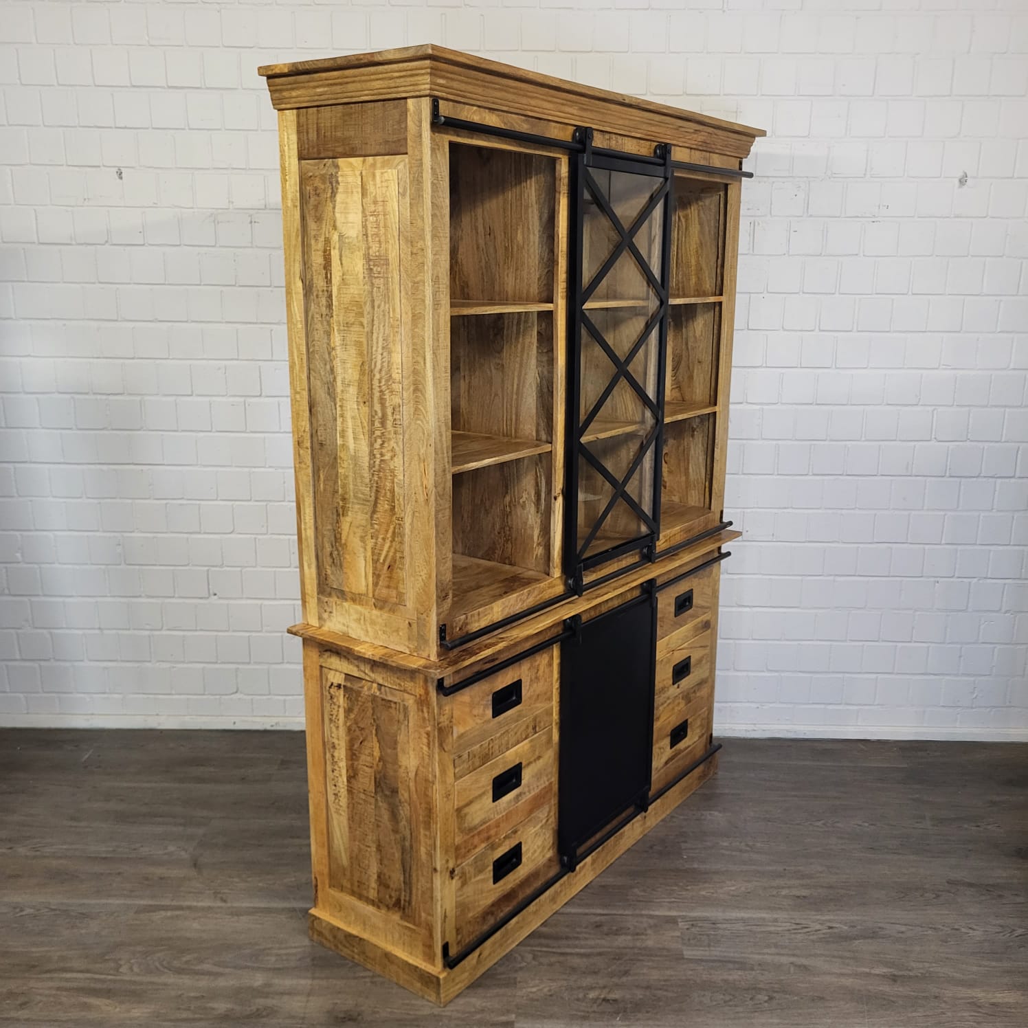 Bookcase Mango Wood 1,60 m - Image 4