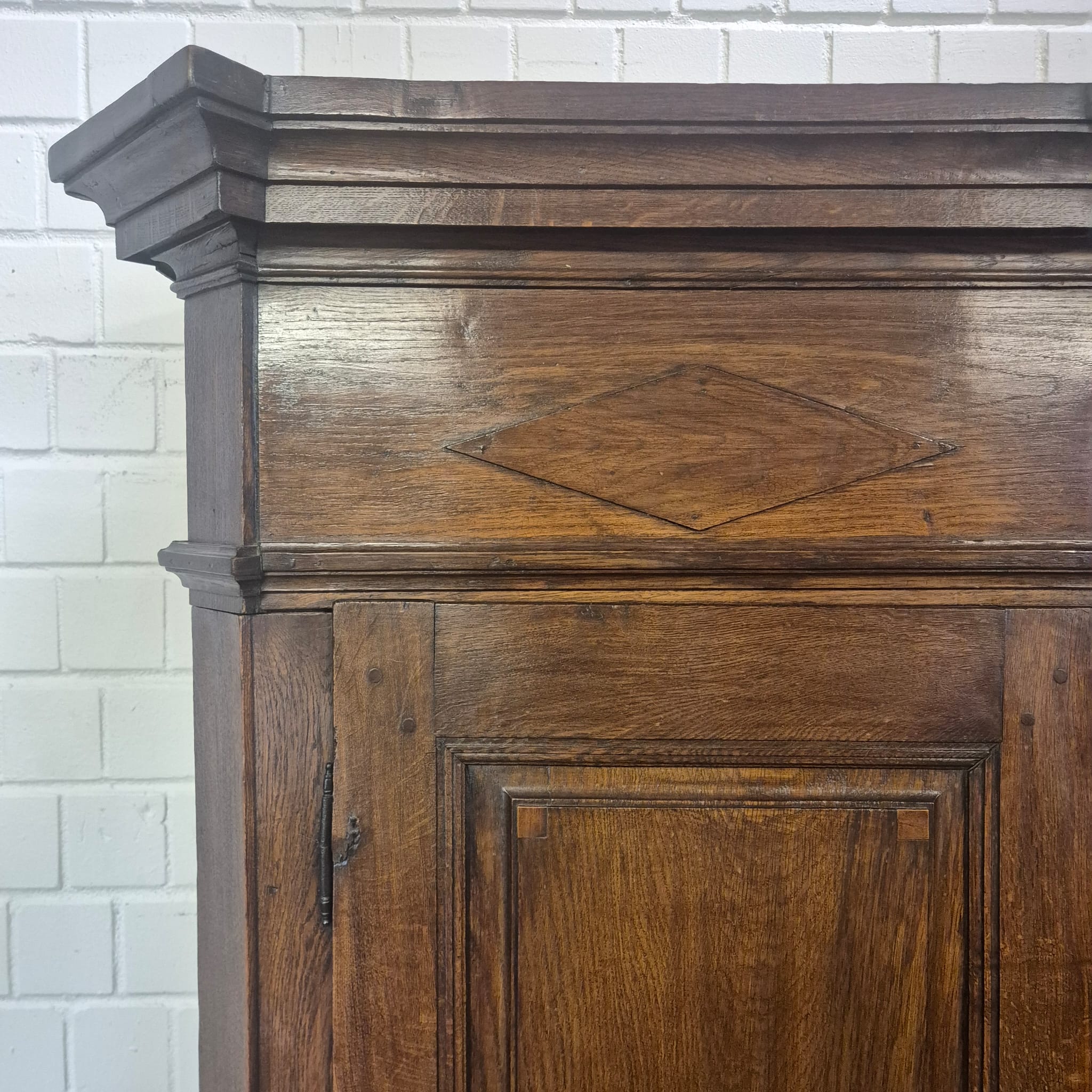 Late Baroque Oak Wardrobe | c. 1810 - Image 9