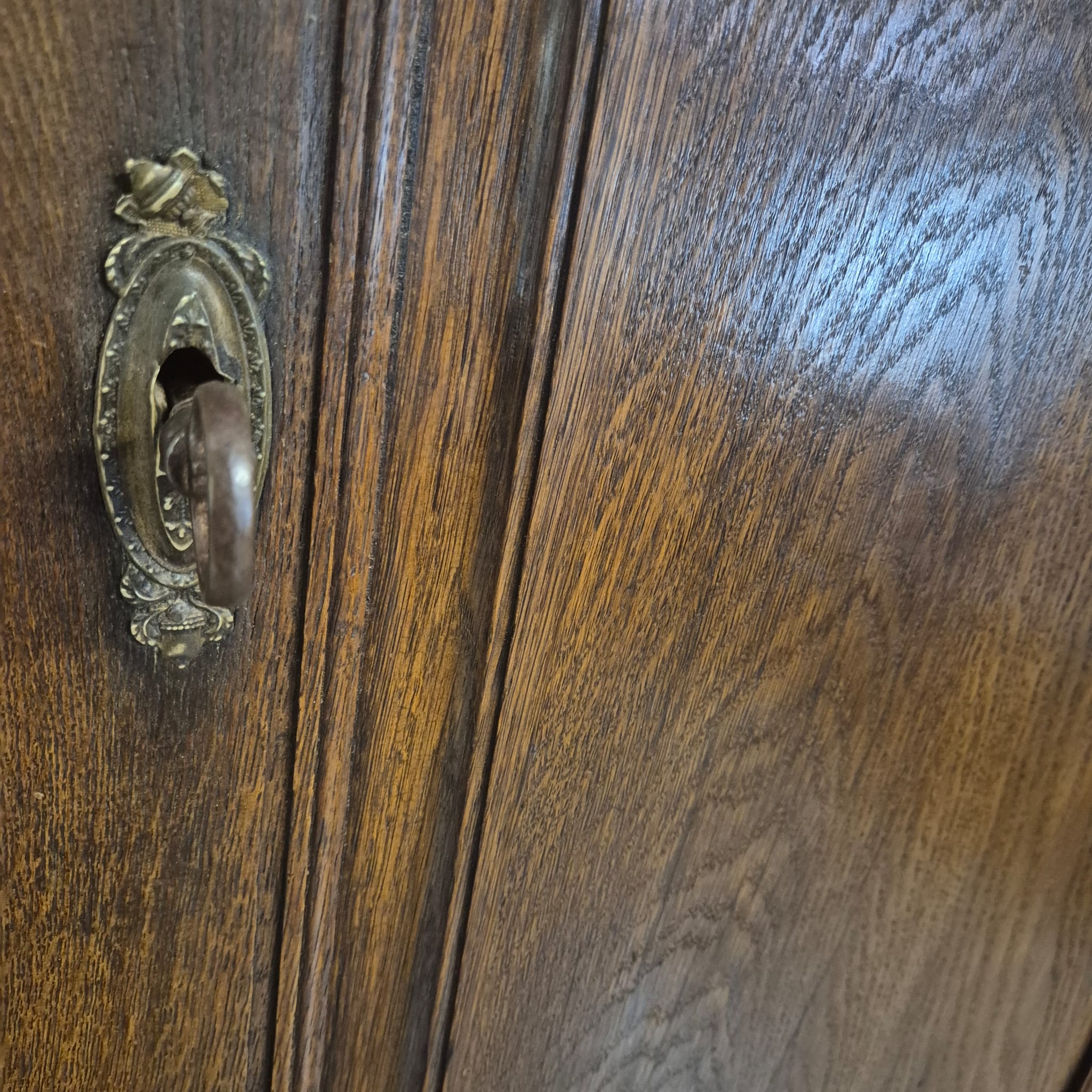 Late Baroque Oak Wardrobe | c. 1810 - Image 12