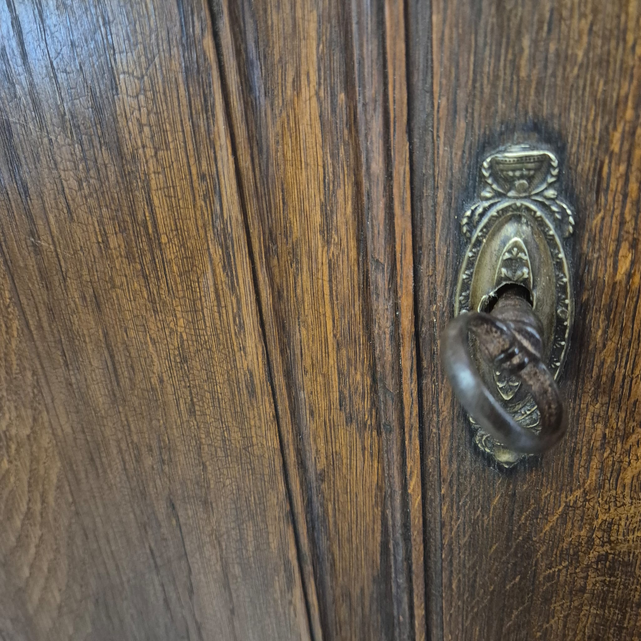 Late Baroque Oak Wardrobe | c. 1810 - Image 11