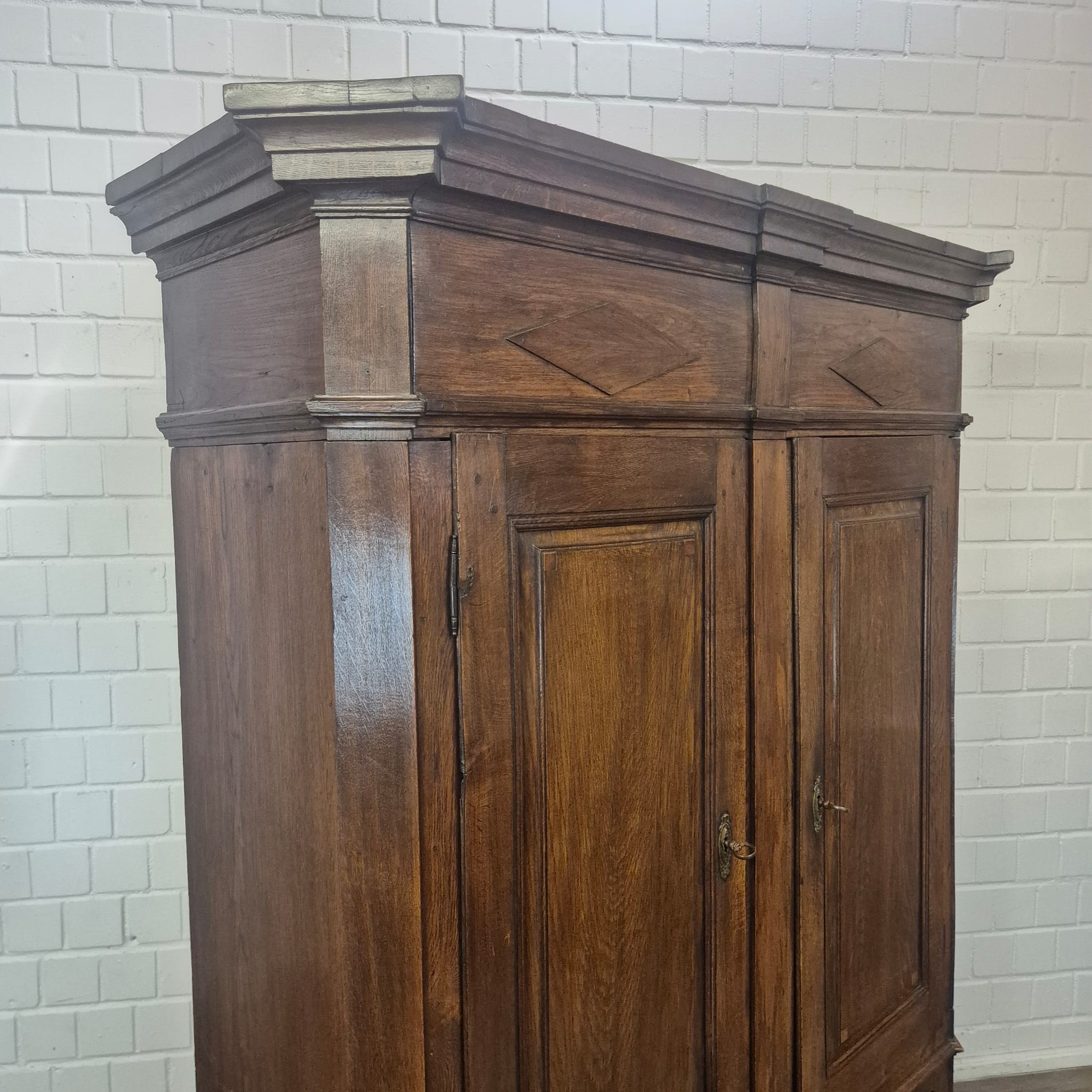 Late Baroque Oak Wardrobe | c. 1810 - Image 8