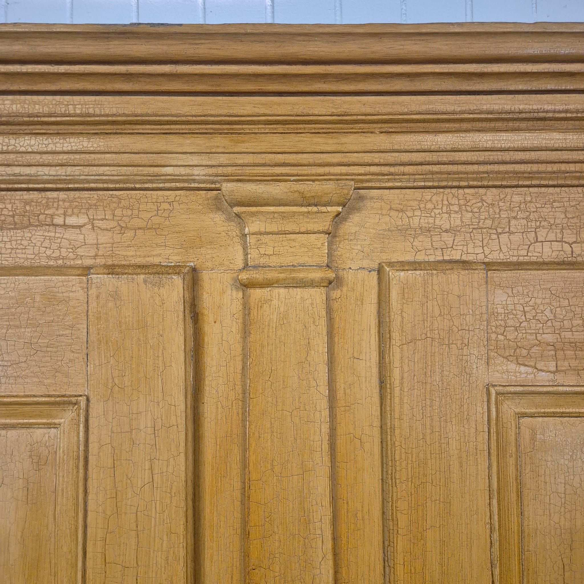 Wardrobe Late Baroque / Classicist 1780 Oak - Image 8