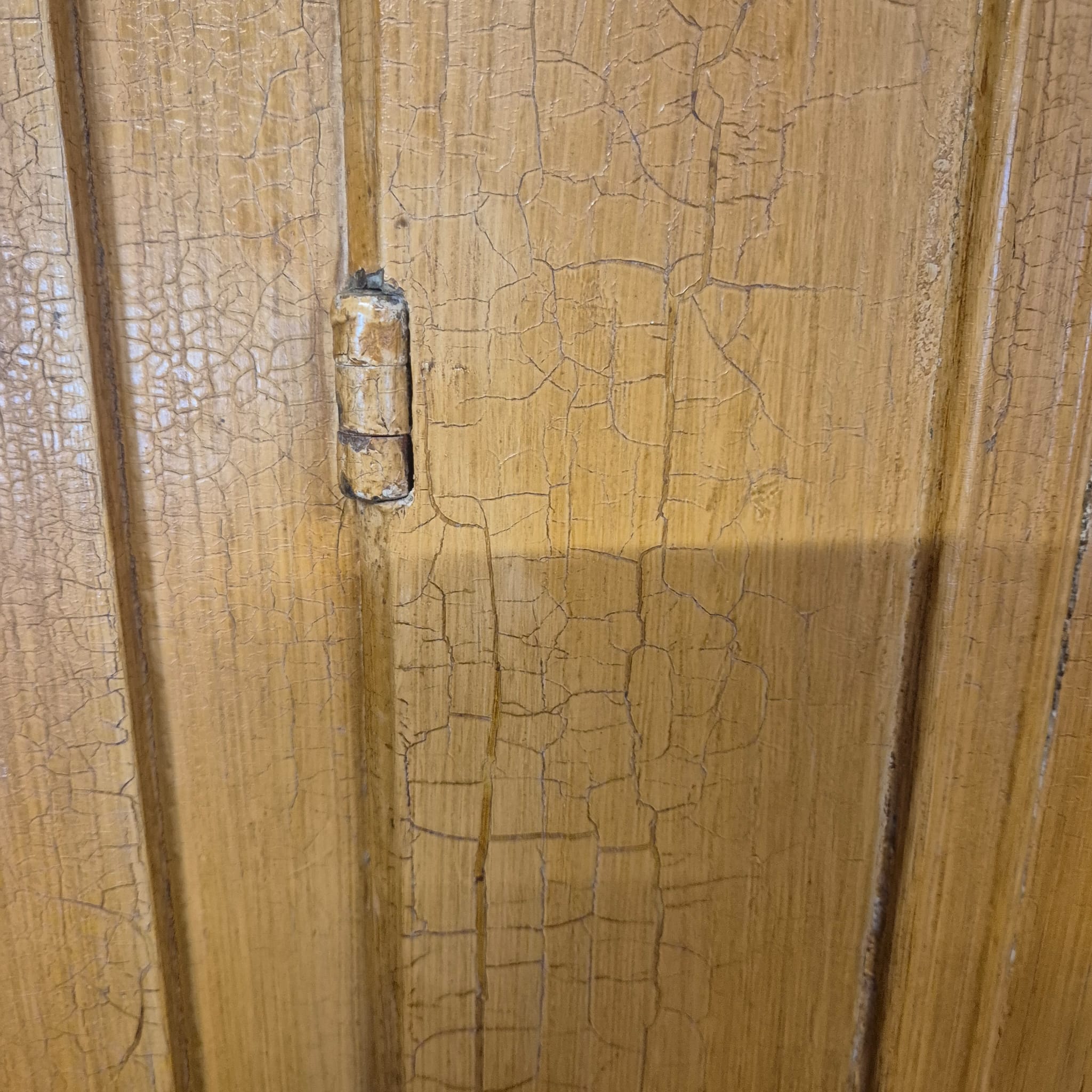 Wardrobe Late Baroque / Classicist 1780 Oak - Image 9