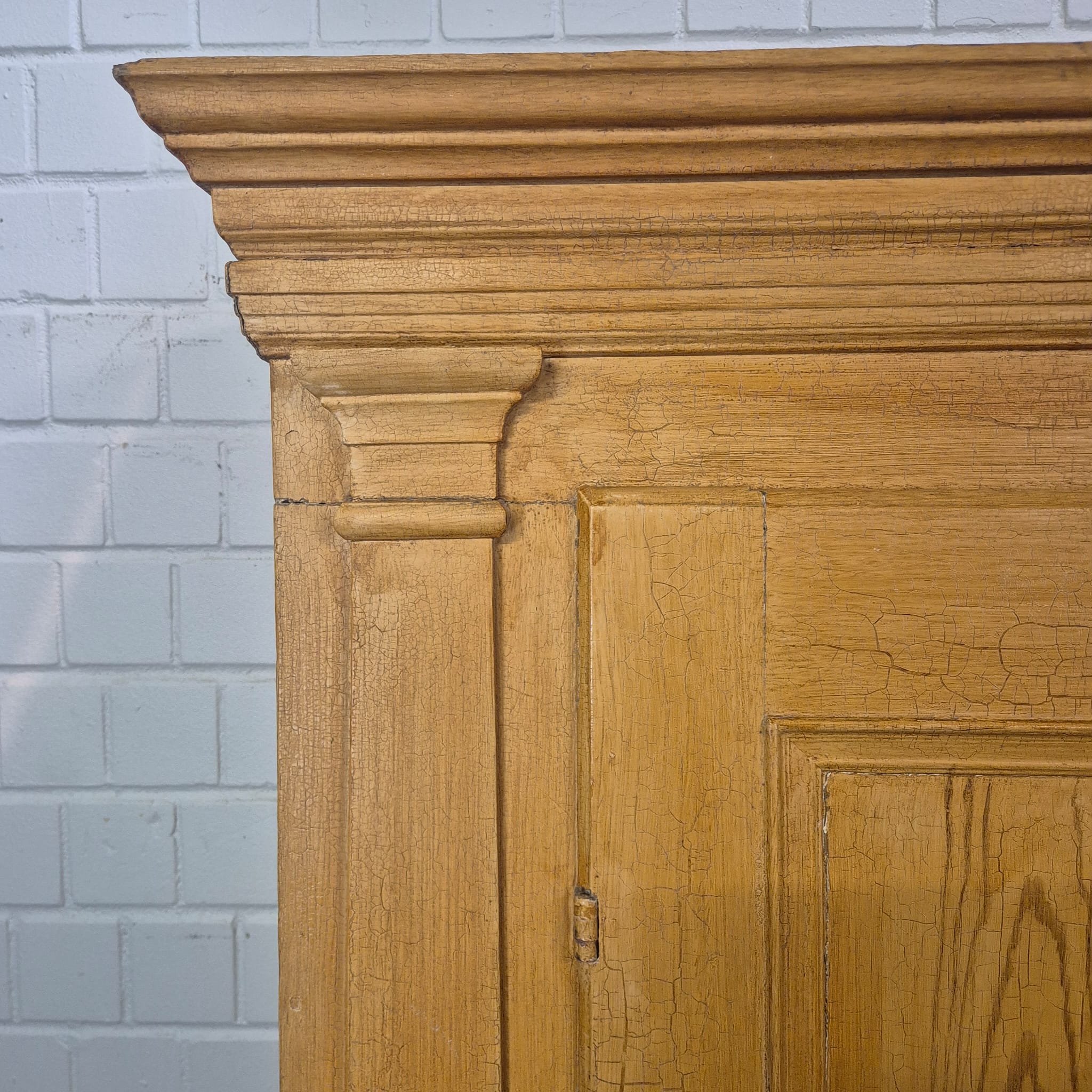 Wardrobe Late Baroque / Classicist 1780 Oak - Image 7