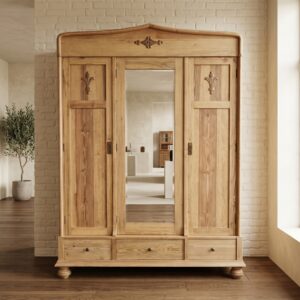Wardrobe Jugendstil 1900 Pine