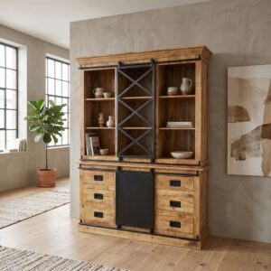 Bookcase Mango Wood 1,60 m