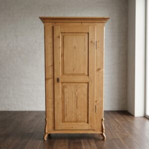 Wardrobe Biedermeier 1850 Pine