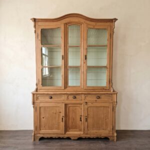 Late Biedermeier Display Cabinet 1840 Pine