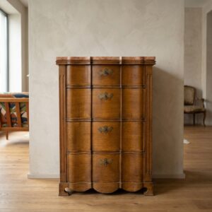 Neo-Baroque Chest of Drawers 1930 Oak