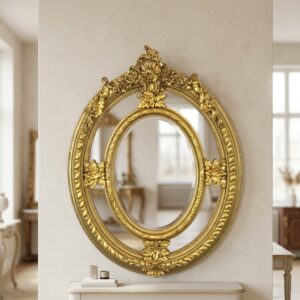 Gold Baroque Style Mirror 1.02 m x 1.35 m