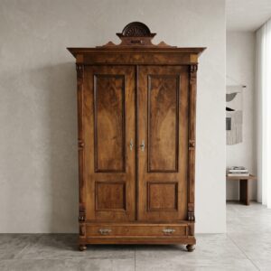 Wardrobe Gründerzeit 1880 Walnut