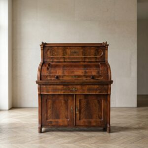 Secretary Biedermeier 1860 Mahogany