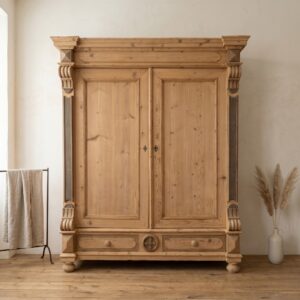 Wardrobe Gründerzeit 1880 Pine