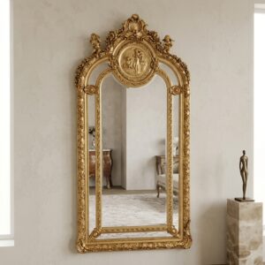 Baroque Style Mirror Gold 1.10 m x 2.13 m