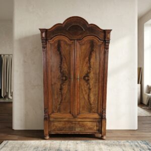 Wardrobe Louis Philippe 1860 Mahogany