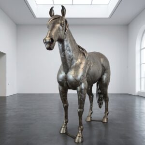 Steel Horse Sculpture 2.20 m