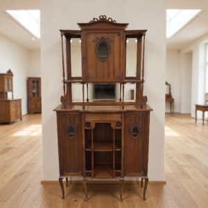 Kitchen Cabinet Jugendstil 1910 Mahogany