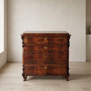 Chest of Drawers Biedermeier 1850 Mahogany
