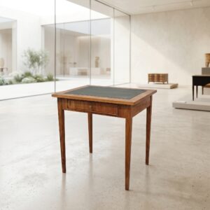 Biedermeier Gaming Table 1840 Cherry Wood