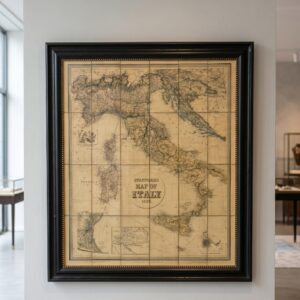 1.465 Maitland-Smith Wall Art: Map – 1.40 m