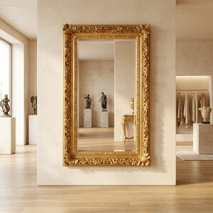 1.051 Gold Baroque Style Mirror 0.90 m x 1.50 m