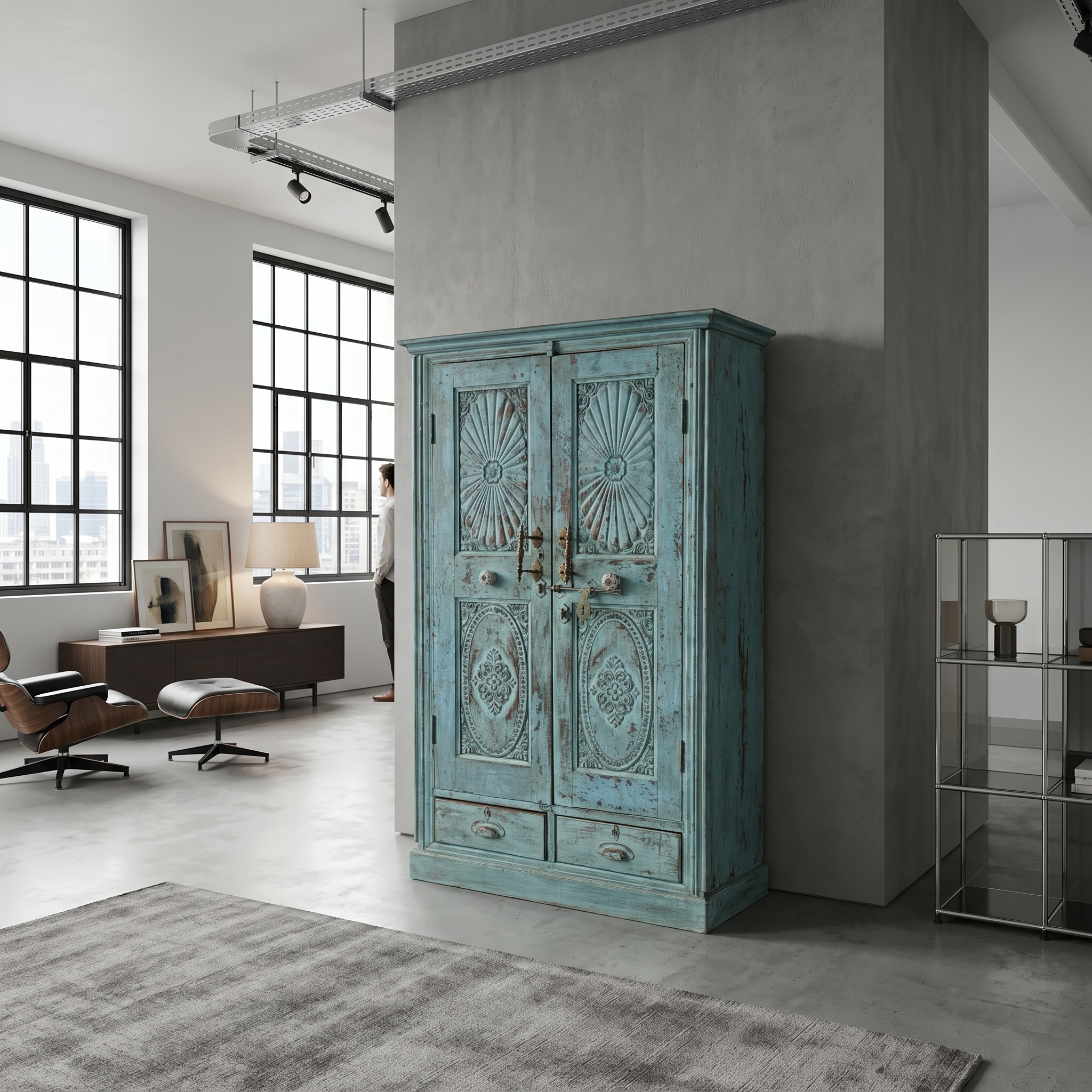 Cabinet Teak 0,86 m - Image 2