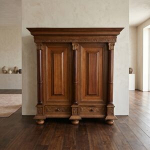 Wardrobe Historicist-style Oak 1,85 m
