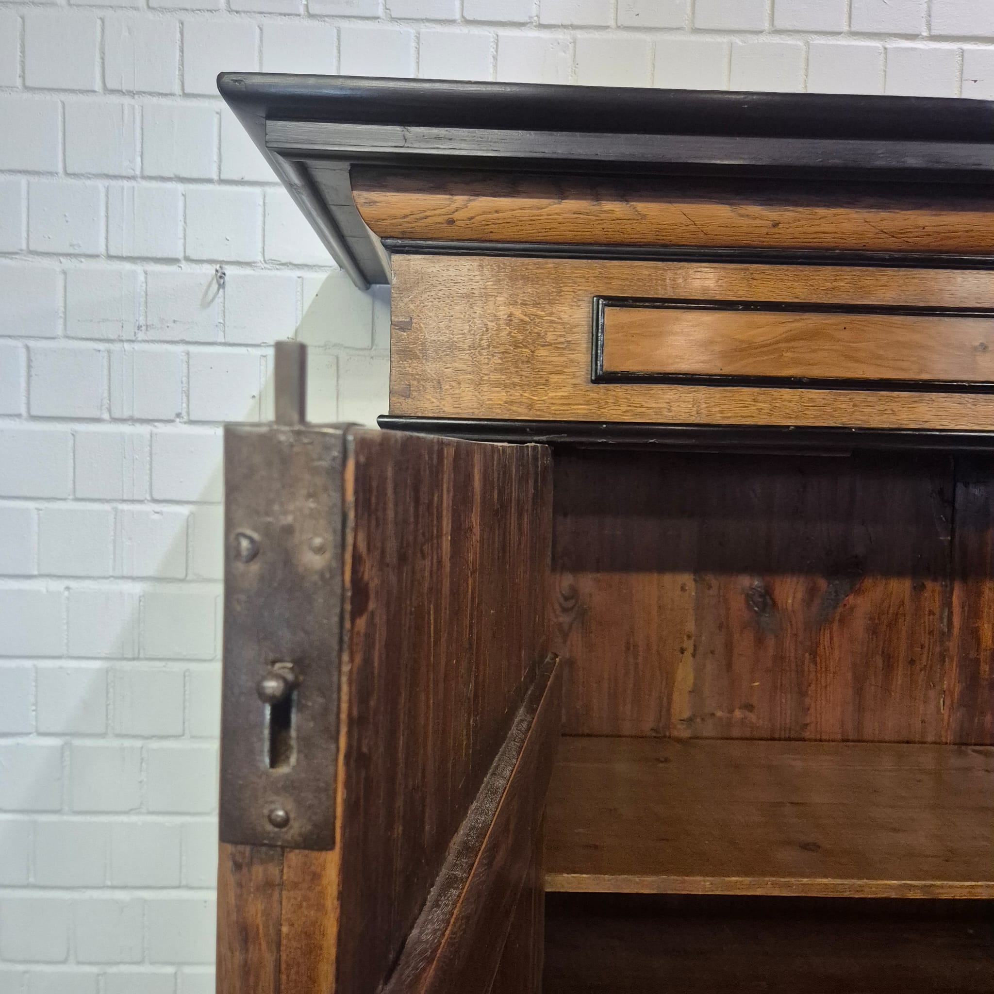 Wardrobe Late baroque 1800 Oak - Image 22