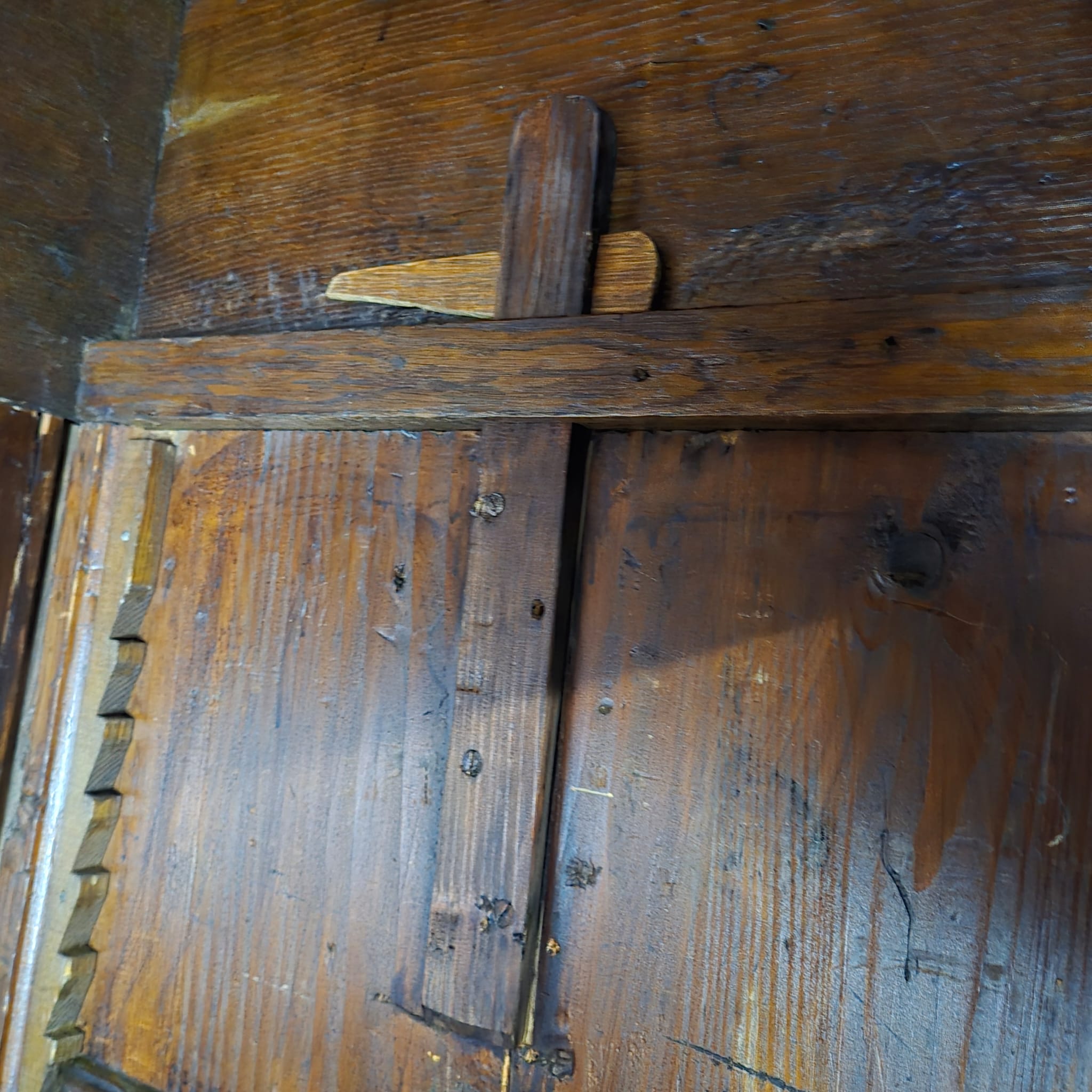 Wardrobe Late baroque 1800 Oak - Image 21