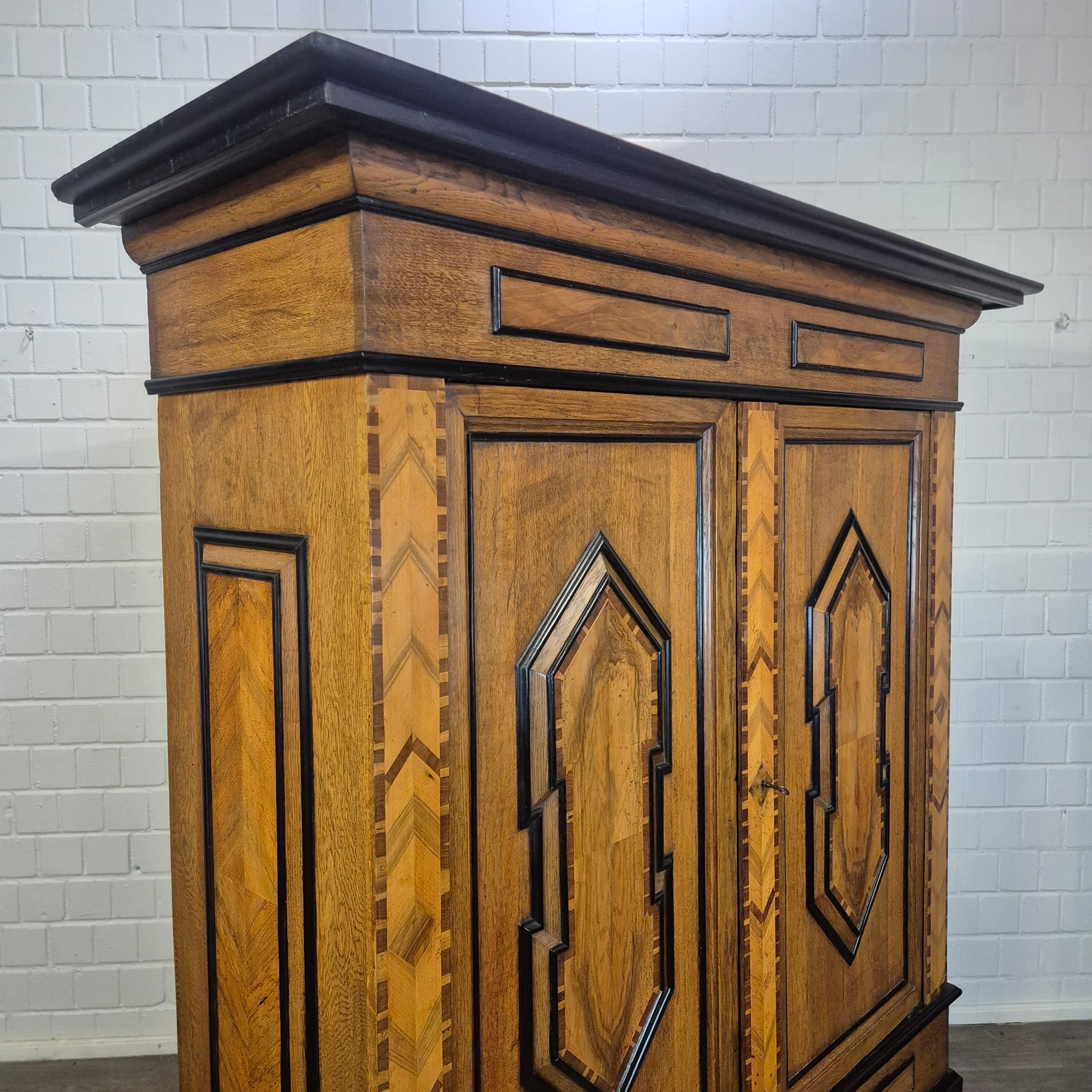 Wardrobe Late baroque 1800 Oak - Image 7