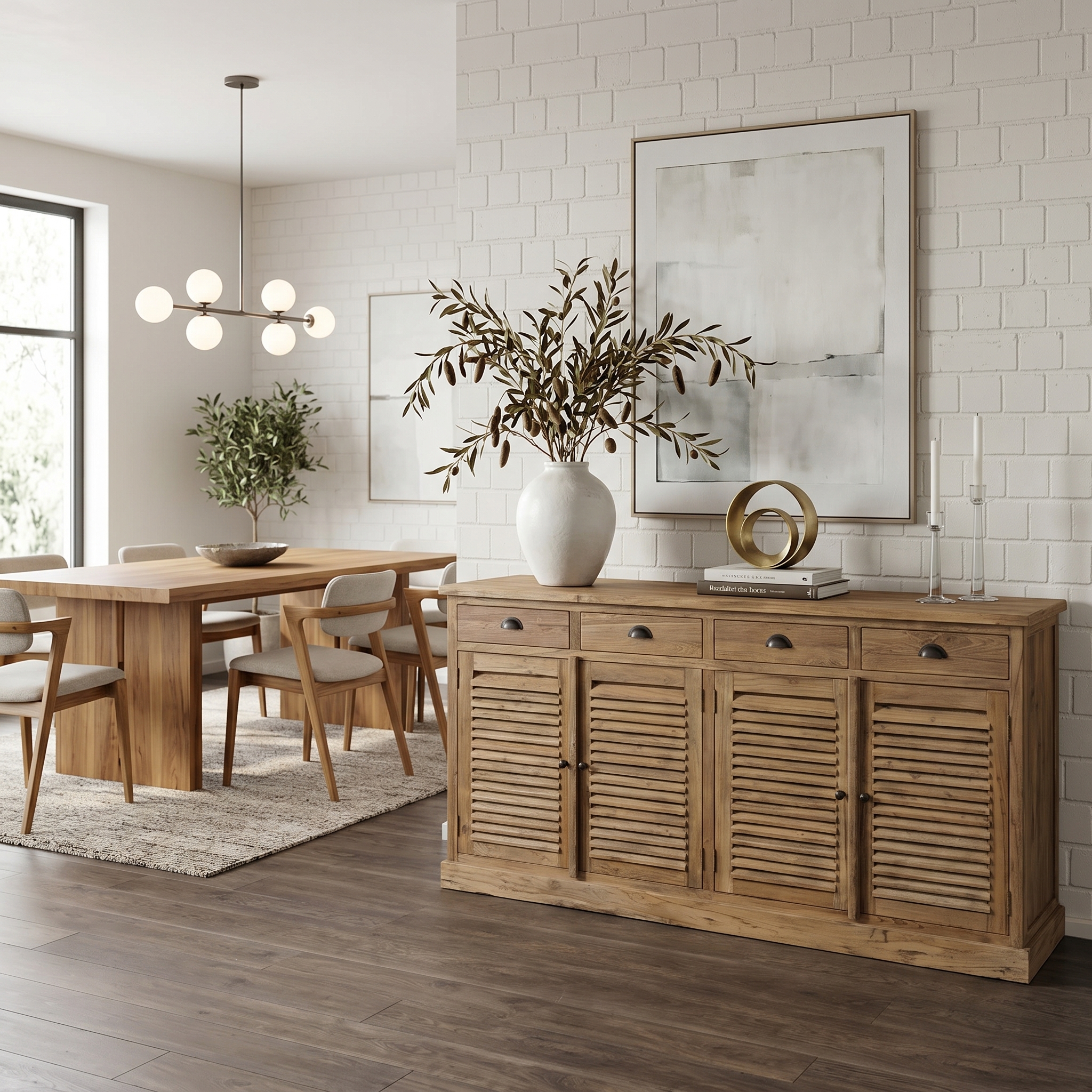 Sideboard Louvre Teak 1,90 m - Image 2