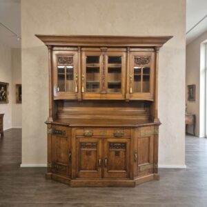 Kitchen Cabinet Jugendstil 1910 Oak