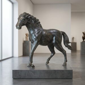 Statue Horse 1920 Bronze