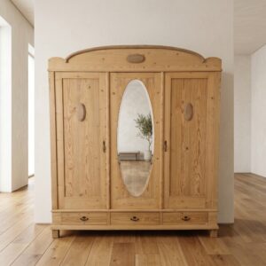 Wardrobe Jugendstil 1900 Pine