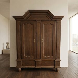Wardrobe Late Biedermeier 1840 Oak