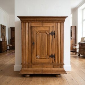 Late Baroque Oak Sacristy Cabinet (c. 1780)