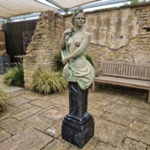 Bronze and Marble Greek Goddess Statue – 1.83 m