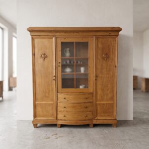 Display Cabinet Jugendstil 1900 Pine