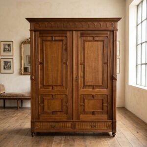 Wardrobe Gründerzeit 1890 Walnut