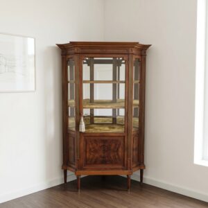 Corner Cabinet Gründerzeit 1880 Walnut