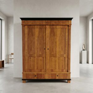 Wardrobe Biedermeier 1830 Cherry Wood