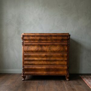 Chest of Drawers Late Biedermeier 1850 Mahogany