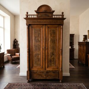 Wardrobe Gründerzeit 1880 Walnut