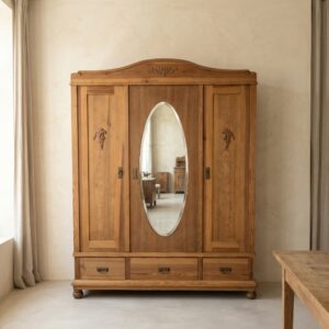 Wardrobe Jugendstil 1910 Pine