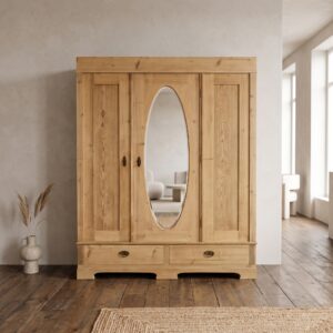 Wardrobe Jugendstil 1910 Pine