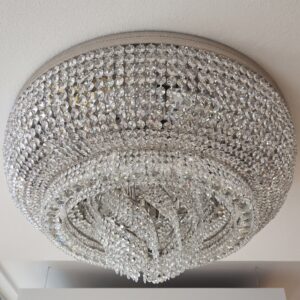 Chrome Chandelier Ø 1.15 m