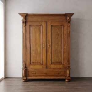 Wardrobe Gründerzeit 1880 Oak