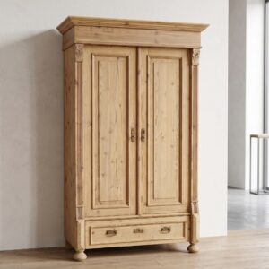 Wardrobe Jugendstil 1900 Pine