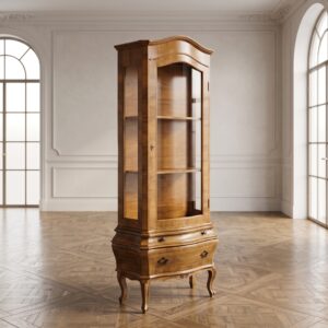 Display Cabinet Neo-baroque 1950 Walnut