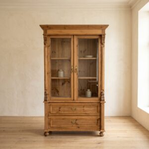 Display Cabinet Gründerzeit 1880 Pine